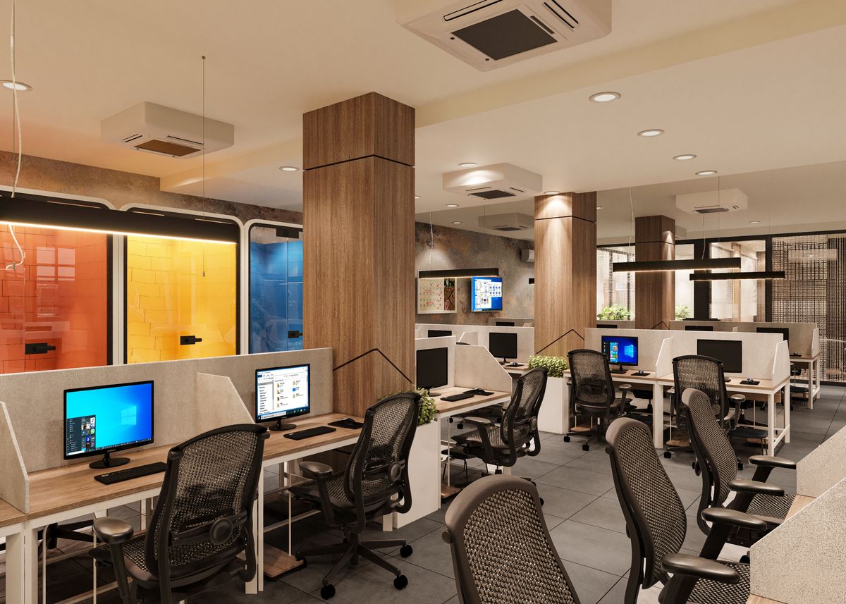 Mengatasi Kebisingan di Kantor Open Space lewat Desain Akustik Interior